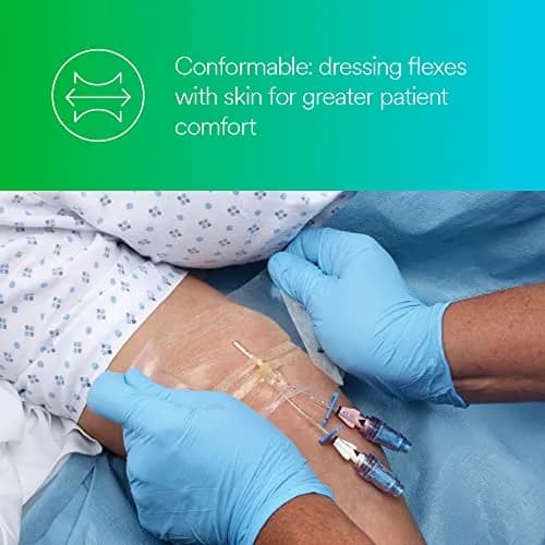 Tegaderm Transparent Film Dressing Frame Style 1622W 1-3/4 in x 1-3/4 in | Waterproof, Hypoallergenic, Long Wear thumbnail 3