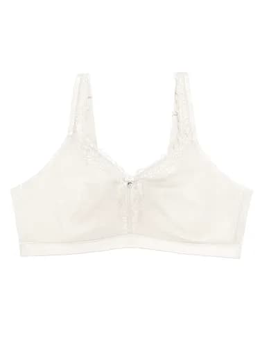Curvy Couture Cotton Luxe Unlined Wire-Free Bra 44C | Plus Size Comfort & Support thumbnail 2