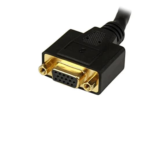 StarTech.com 8in Wyse DVI Splitter Cable - DVI-I to DVI-D and VGA - M/F - Comparable to Wyse DVI Y-Cable thumbnail 4