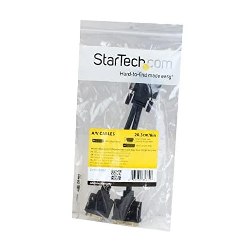 StarTech.com 8in Wyse DVI Splitter Cable - DVI-I to DVI-D and VGA - M/F - Comparable to Wyse DVI Y-Cable thumbnail 5