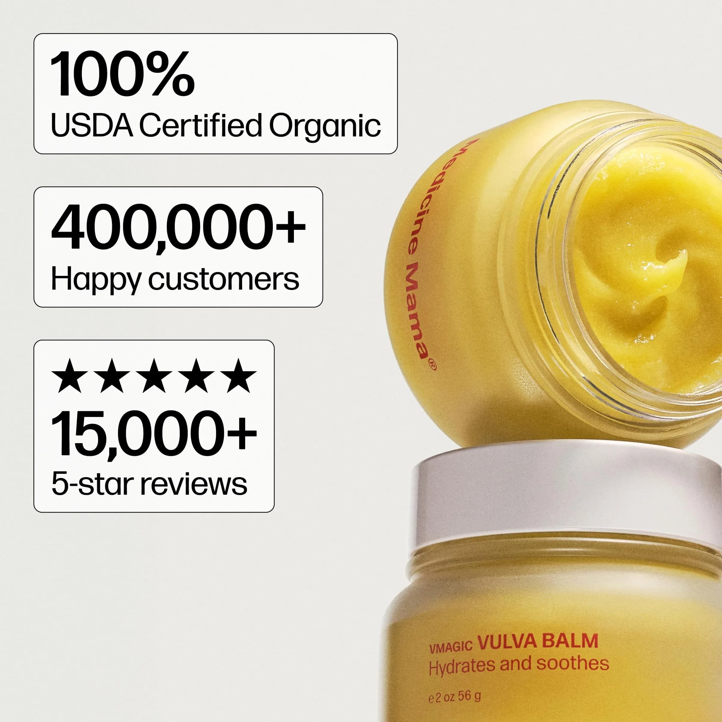 Medicine Mama's Apothecary VMAGIC Organic Vulva Balm 6 oz (177 ml) | Intimate Skin Care for Dryness & Itching - view 6