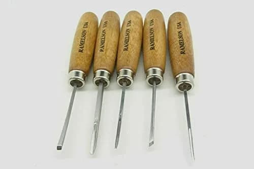 UJ Ramelson Co 5pc Micro Miniature Wood Carving Tools Set 14.0 cm (5.5") | Intricate Work with High-Quality Tool Steel thumbnail 2