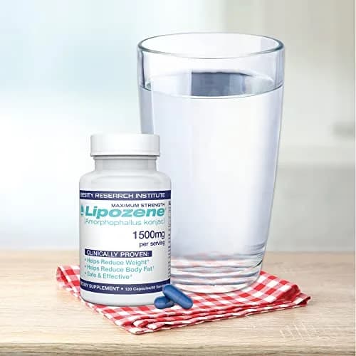Lipozene Diet Pills - Weight Loss Supplement - 3 Bottles, 90 Capsules | Appetite Control & Fat Absorption thumbnail 6