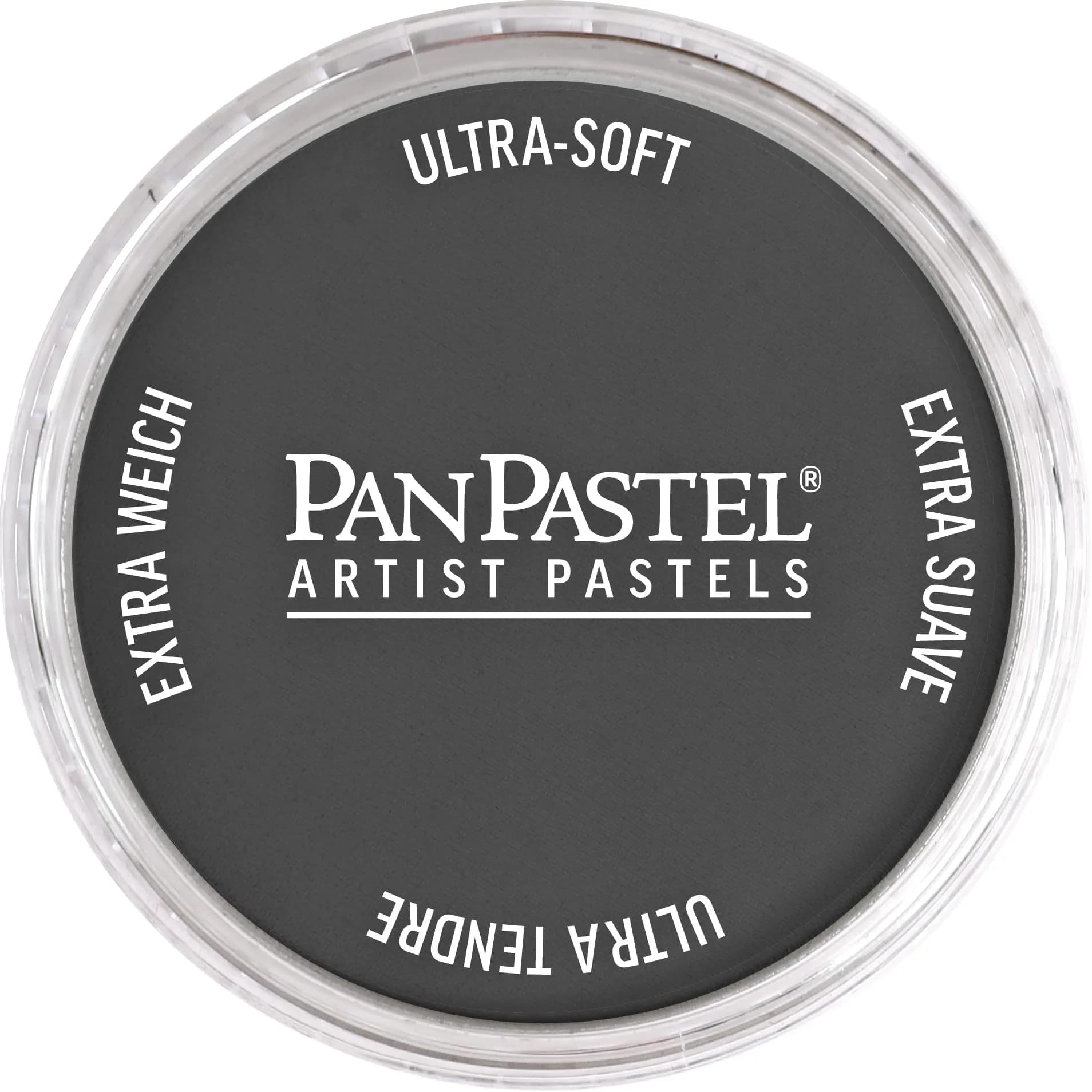 PanPastel Permanent Red Shade Artist Pastels 62mm Pan Diameter | Professional Grade, Low Dust — Pearl Medium - Black FINE
