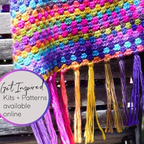 Lion Brand Yarn Landscapes Crochet Yarn Boardwalk 100g | Multicolor, Medium Weight thumbnail 4
