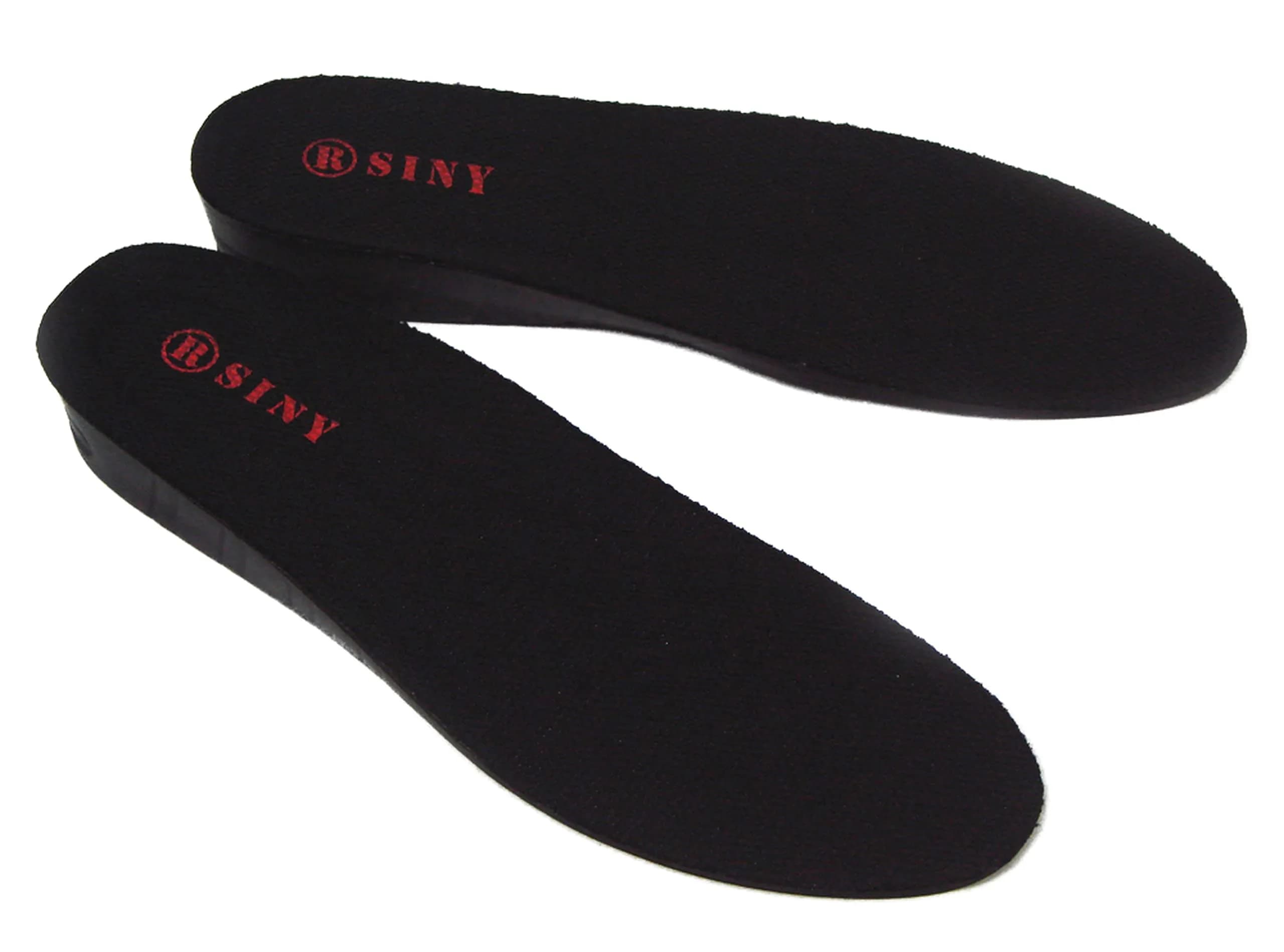 siny Full Length 1.2 inches (3cm) 1-Layer Shoe Insoles Cushion for Men Height Increase Black Heel Lift Kit Foot Care
