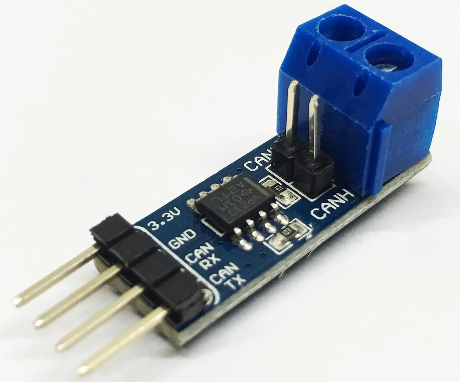 waveshare SN65HVD230 CAN Board Connecting MCUs to CAN Network Features ESD Protection Communication Evaluation Development Board 3.3V - main product image