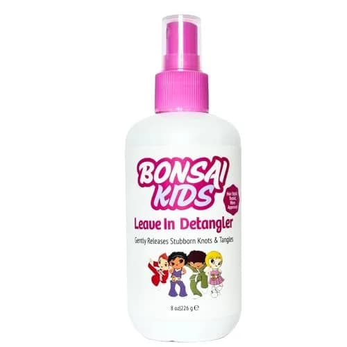 Bonsai Kids Leave-In Hair Detangler Spray 8 oz | Gentle Conditioning for All Hair Types thumbnail 1