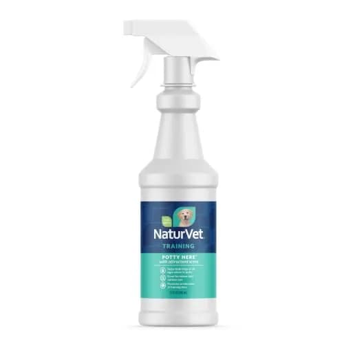 NaturVet Potty Here Training Aid Spray for Puppies & Dogs - 32 oz | Indoor & Outdoor Use thumbnail 1