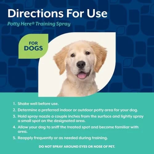 NaturVet Potty Here Training Aid Spray for Puppies & Dogs - 32 oz | Indoor & Outdoor Use thumbnail 7