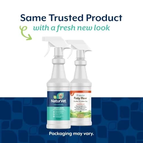 NaturVet Potty Here Training Aid Spray for Puppies & Dogs - 32 oz | Indoor & Outdoor Use thumbnail 2