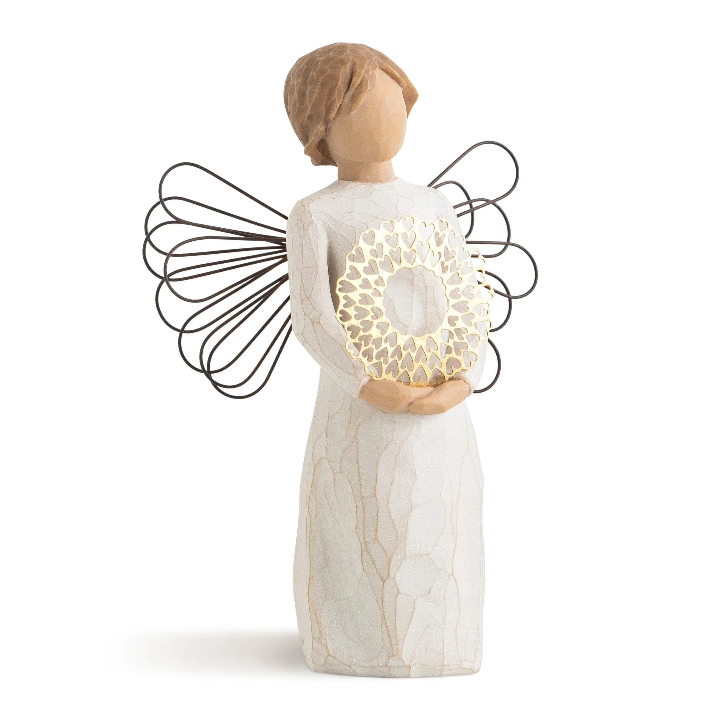Willow Tree Sweetheart Angel Figurine 13.5cm (5.35") | Hand-Painted Resin Sculpture - main product image