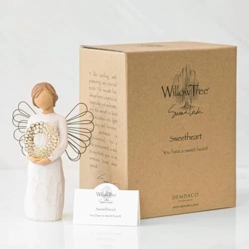 Willow Tree Sweetheart Angel Figurine 13.5cm (5.35") | Hand-Painted Resin Sculpture thumbnail 6