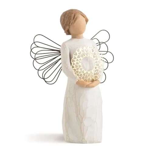 Willow Tree Sweetheart Angel Figurine 13.5cm (5.35") | Hand-Painted Resin Sculpture thumbnail 1