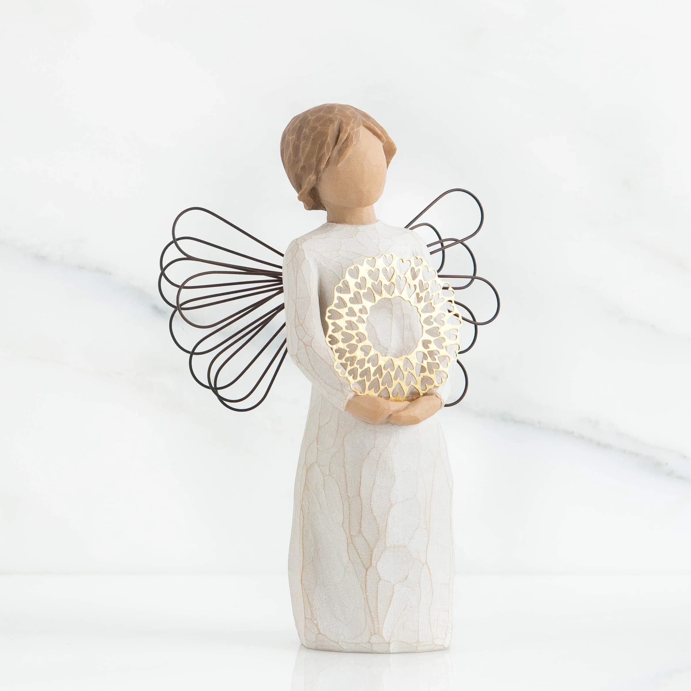 Willow Tree Sweetheart Angel Figurine 13.5cm (5.35") | Hand-Painted Resin Sculpture - view 2