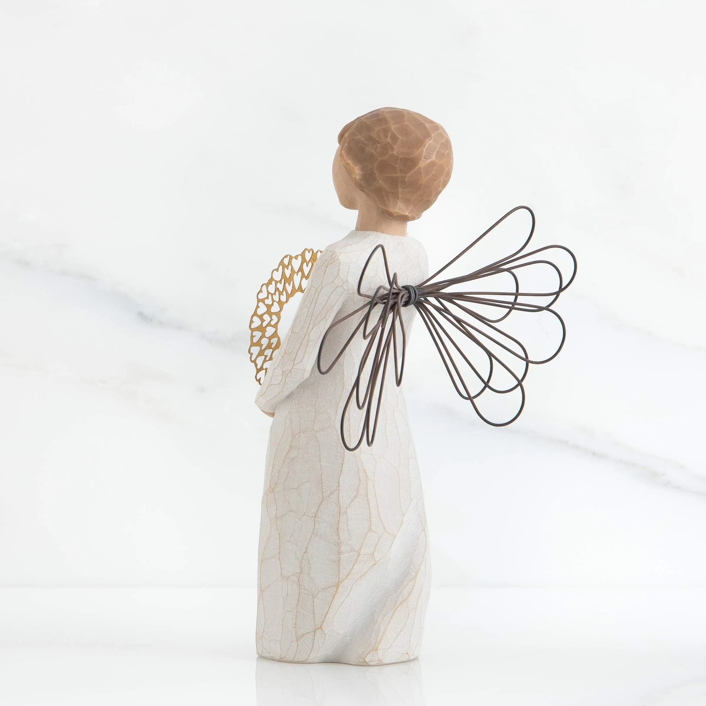 Willow Tree Sweetheart Angel Figurine 13.5cm (5.35") | Hand-Painted Resin Sculpture - view 3