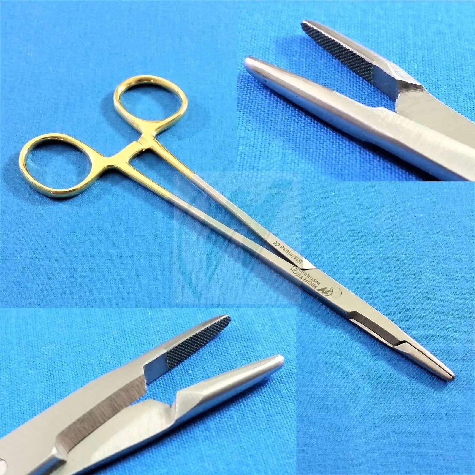 HIGH TECH INSTRUMENTS Olsen Hegar Needle Holder 6.5" with Tungsten Carbide Inserts | Surgical Grade Steel