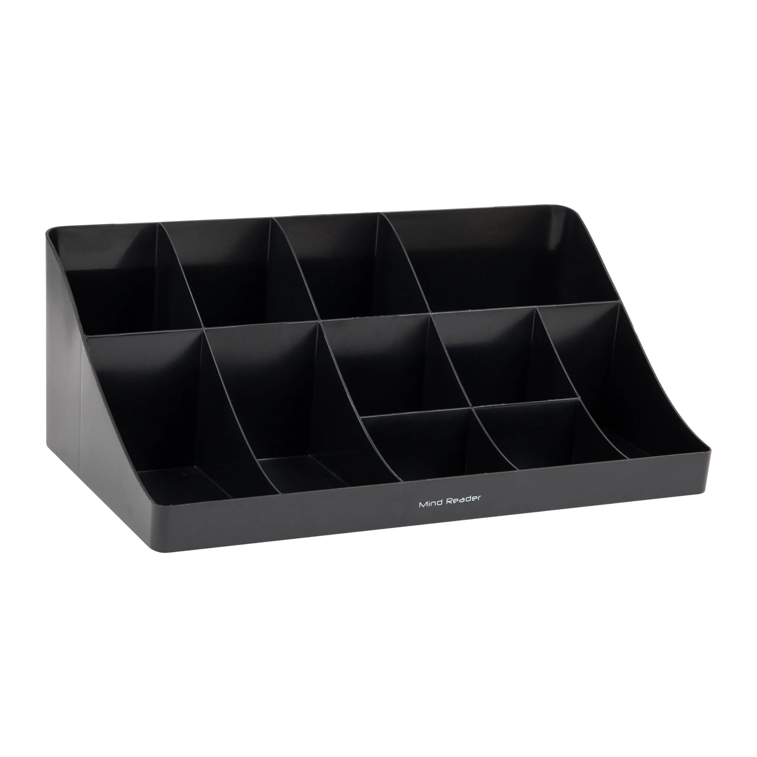 Mind Reader Black 11-Compartment Condiment Station | Countertop Organizer for Coffee Bars & Kitchens - view 7