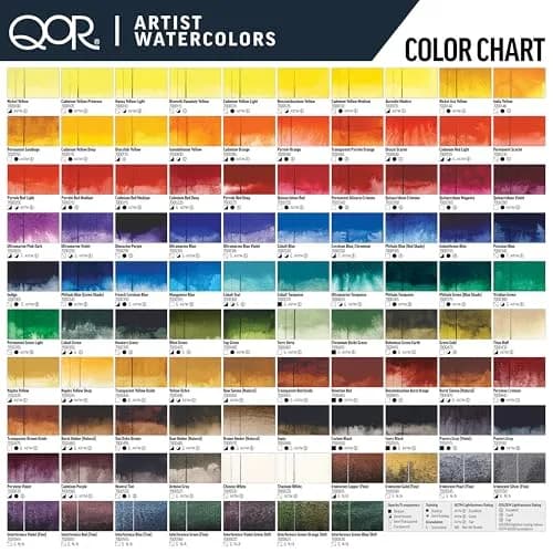 GOLDEN QoR Artist Watercolors Quinacridone Magenta 11 ml (0.37 Fl Oz) | Professional Grade Watercolor Paint thumbnail 6