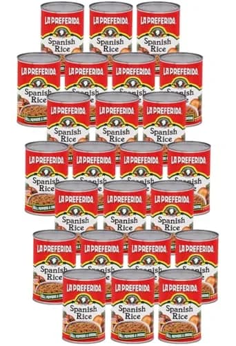 LA PREFERIDA Spanish Rice - Quick & Easy, Vegan, 15 oz (Pack of 24) | Robust Tomato & Bell Pepper Sauce thumbnail 1