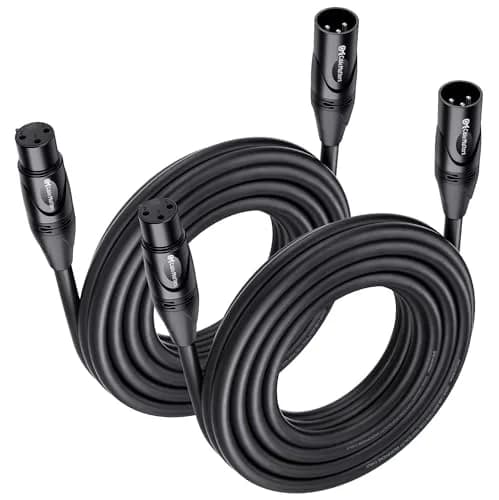 Cable Matters Premium XLR to XLR Microphone Cable, 20ft (6.1m) | Balanced M-F Cord for Studio & Stage thumbnail 1