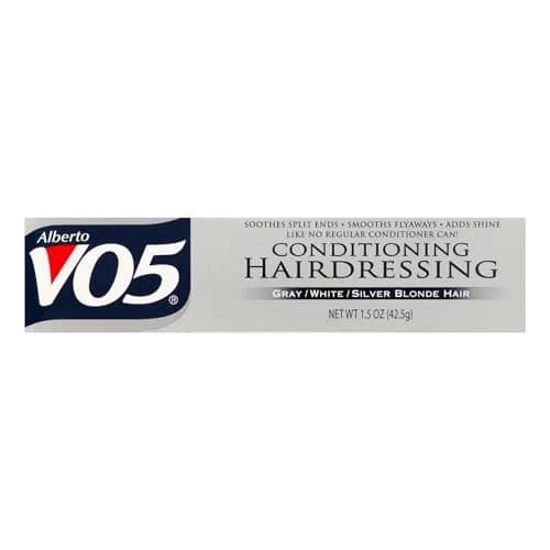 VO5 Conditioning Hairdressing for Grey White Silver Blonde Hair – Smooths Frizz, Brightens Color, 1.5 oz thumbnail 2