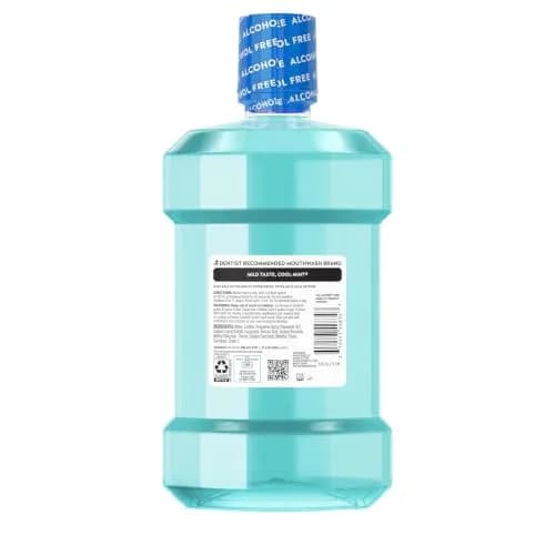 Listerine Cool Mint Alcohol-Free Mild Mouthwash 1.5 L (50.7 Fl Oz) | Kills 99.9% of Bad Breath Germs thumbnail 9