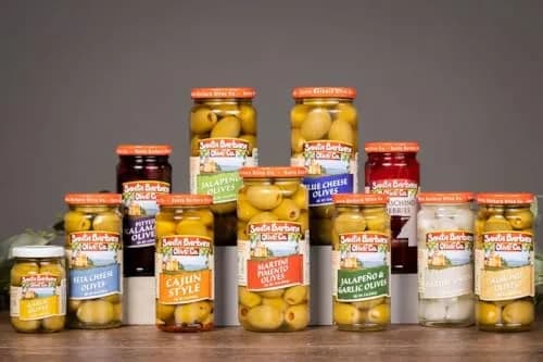 Santa Barbara Olive Co. Feta Cheese Stuffed Green Olives Pack of 6 | Mediterranean Flavor, 5 oz each thumbnail 8