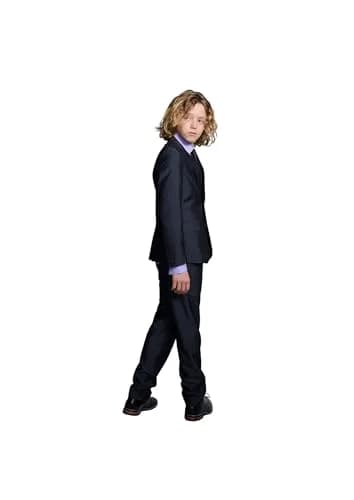 Appaman Boys' Vintage Black Suit Pants 7 | Slim Fit, Mid Rise, Polyester Blend thumbnail 5