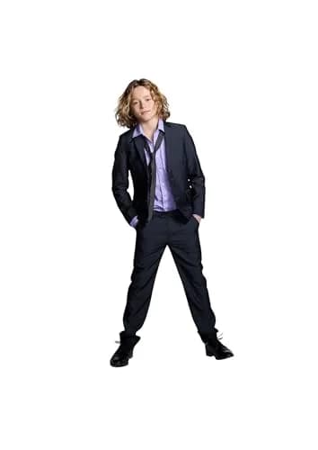 Appaman Boys' Vintage Black Suit Pants 7 | Slim Fit, Mid Rise, Polyester Blend thumbnail 6