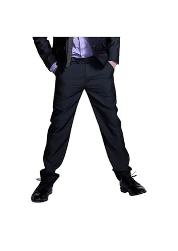 Appaman Boys' Vintage Black Suit Pants 7 | Slim Fit, Mid Rise, Polyester Blend thumbnail 2