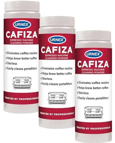 Urnex Cafiza Professional Espresso Machine Cleaning Powder 1.7 kg (56.6 oz) — 3 Pack | Cleans Oils & Residue thumbnail 1