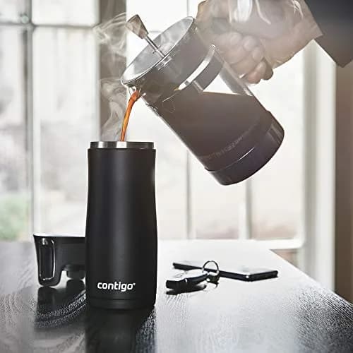 Contigo West Loop Stainless Steel Vacuum-Insulated Travel Mug 590ml (16oz) 2-Pack | Keeps Drinks Hot 5 Hrs, Cold 12 Hrs thumbnail 6