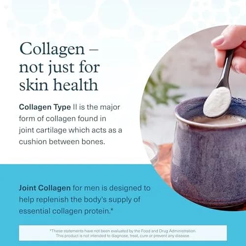 Youtheory Men's Joint Collagen Tablets 120 Count (60-Day Supply) | Hydrolyzed Collagen with Boswellia Extract for Joint Comfort thumbnail 4