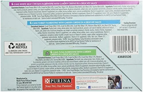 Fancy Feast Purina Medleys Cat Food Variety Pack - Florentine Collection - 3 Oz, 18 Can Pack | Gourmet Italian Flavors for Cats thumbnail 4