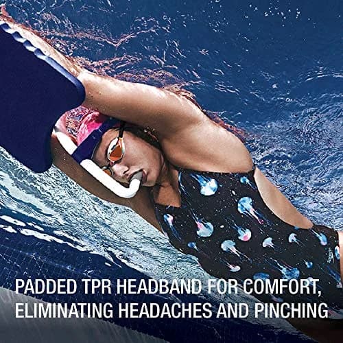 Speedo Unisex-Adult Swim Training Snorkel Bullet Head | Hydrodynamic, Low Profile, Adjustable Fit thumbnail 3