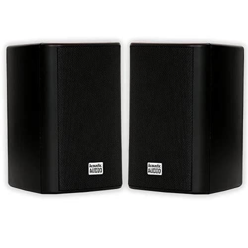 Acoustic Audio by Goldwood AA351B 2 Way Speakers 6" x 4" | Waterproof Indoor Outdoor 500W thumbnail 1