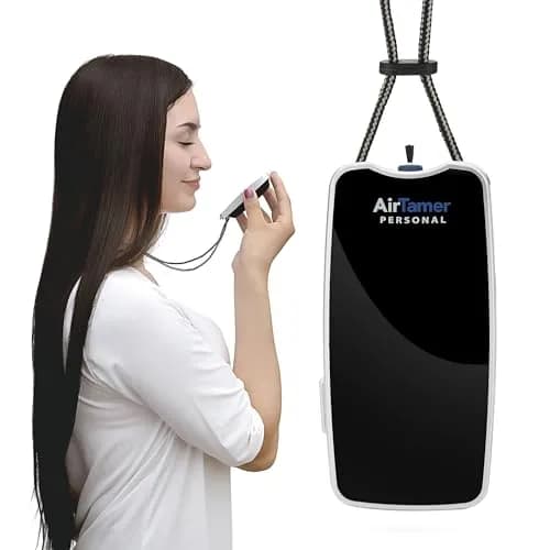 AirTamer A310 Personal Air Purifier Necklace | Ionic Technology for Cleaner Air thumbnail 1
