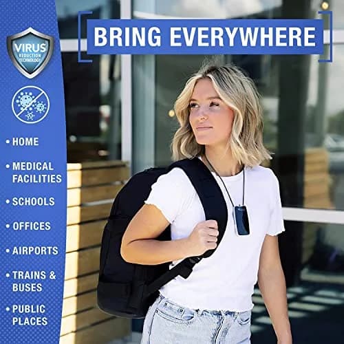 AirTamer A310 Personal Air Purifier Necklace | Ionic Technology for Cleaner Air thumbnail 4
