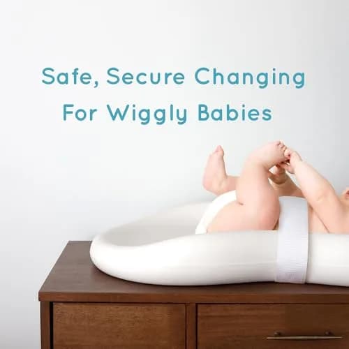 Keekaroo Peanut Changer Baby Vanilla | Water-Resistant Wipeable Changing Pad (70-120 chars) thumbnail 7
