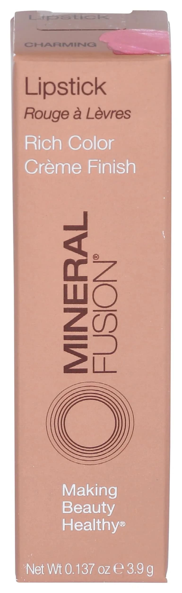 Mineral Fusion Lipstick, Charming | Long-lasting, Vegan & Hydrating Lip Color