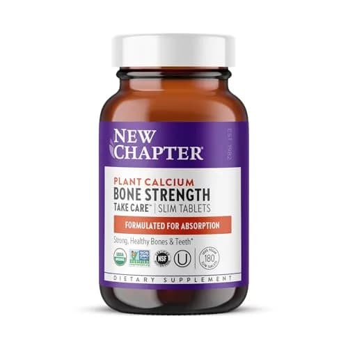 New Chapter Bone Strength Take Care Supplement, 180 Slim Tablets | Supports Bone & Heart Health thumbnail 1