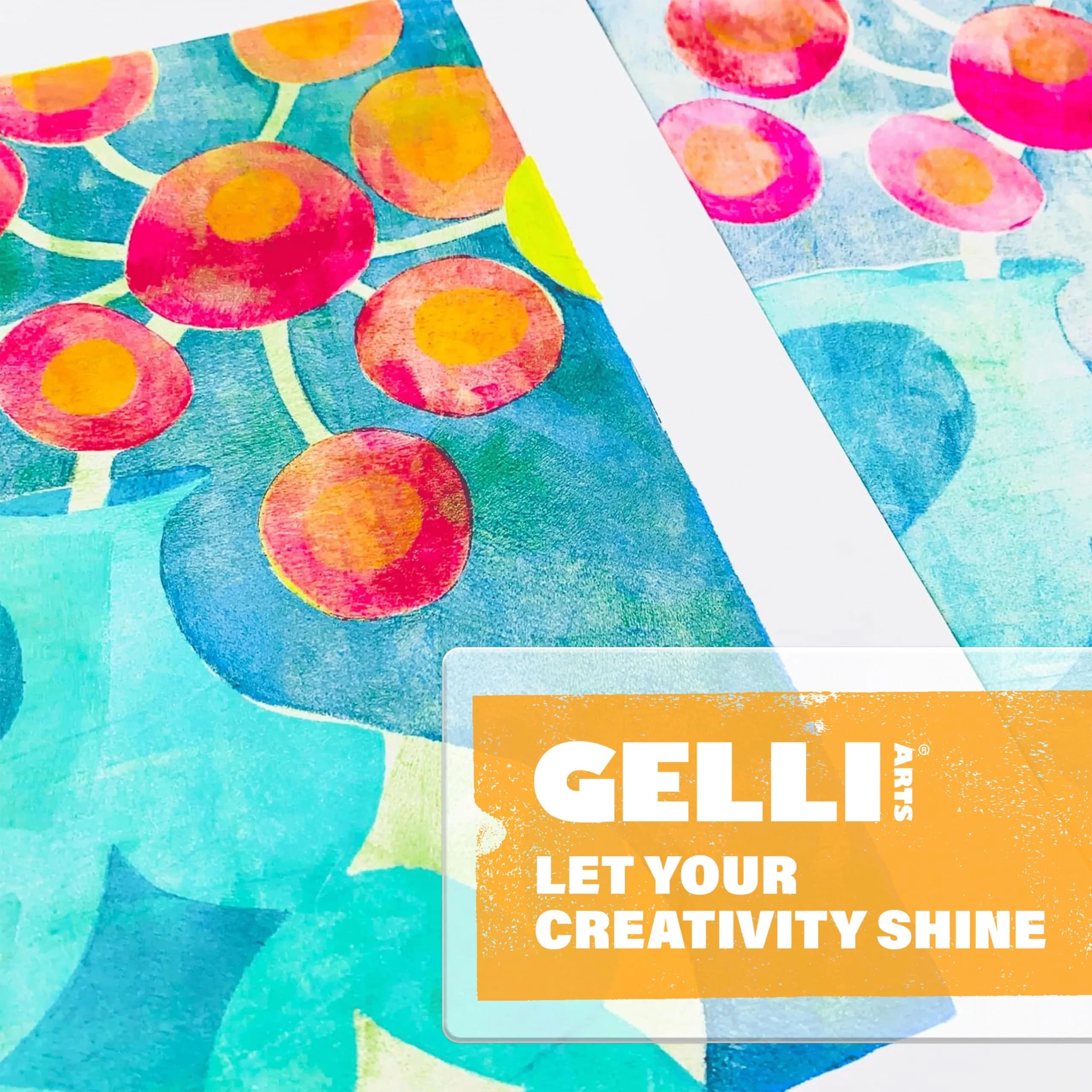 Gelli Arts Gel Printing Plate 5" x 7" (12.7cm x 17.8cm) | Monoprinting Made Simple for Indian Artists - view 6
