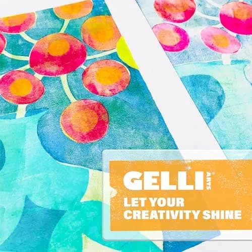 Gelli Arts Gel Printing Plate 5" x 7" (12.7cm x 17.8cm) | Monoprinting Made Simple for Indian Artists thumbnail 6