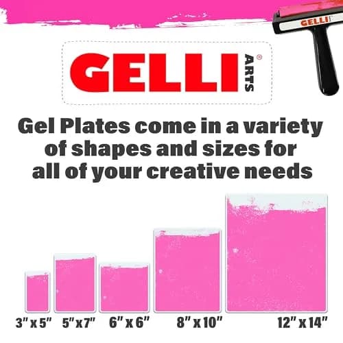 Gelli Arts Gel Printing Plate 5" x 7" (12.7cm x 17.8cm) | Monoprinting Made Simple for Indian Artists thumbnail 7