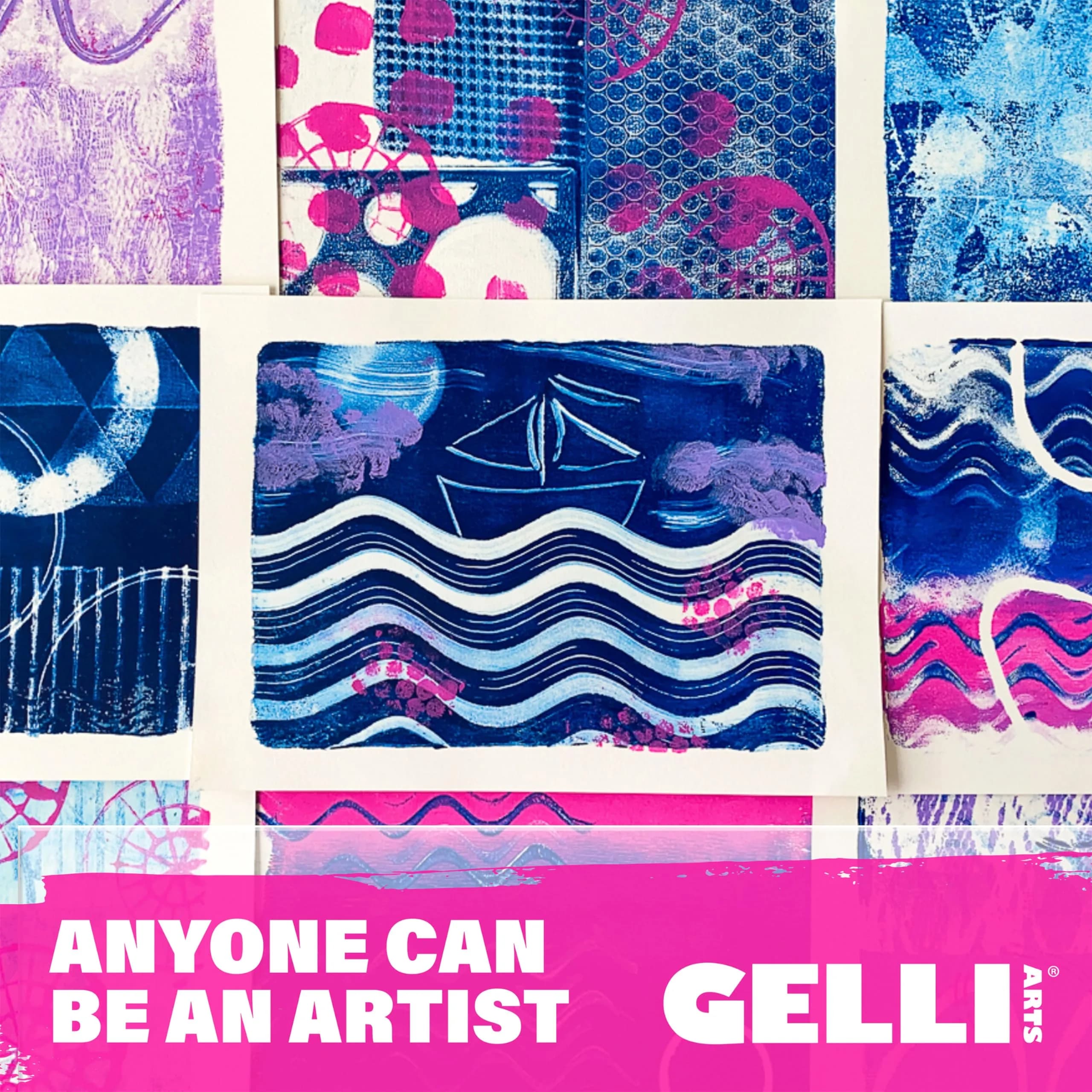 Gelli Arts Gel Printing Plate 5" x 7" (12.7cm x 17.8cm) | Monoprinting Made Simple for Indian Artists - view 2