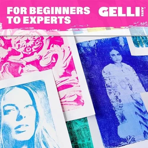 Gelli Arts Gel Printing Plate 5" x 7" (12.7cm x 17.8cm) | Monoprinting Made Simple for Indian Artists thumbnail 3