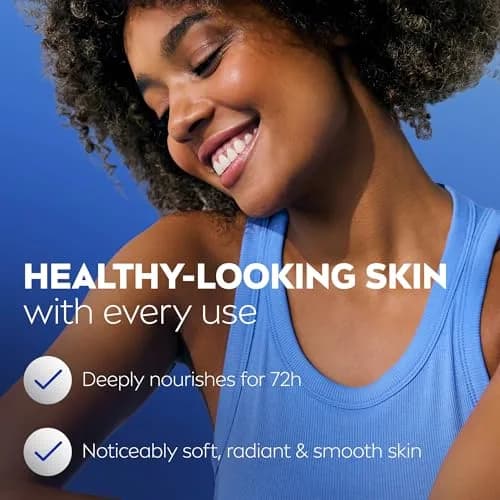 NIVEA Cocoa Butter Body Lotion for Dry Skin with Hyaluronic Acid, 499 ml (16.9 Fl Oz) | 72-Hour Deep Nourishing Moisture thumbnail 5