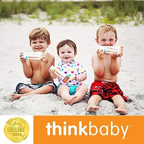 Thinkbaby SPF 50+ Broad Spectrum Organic Sunscreen 3 oz | Water-Resistant, Cruelty-Free thumbnail 3