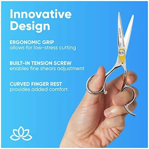 Equinox Professional Razor Edge Series Barber Hair Cutting Scissors 6.5 Inch (16.51 cm) | Japanese Stainless Steel Salon Shears thumbnail 5